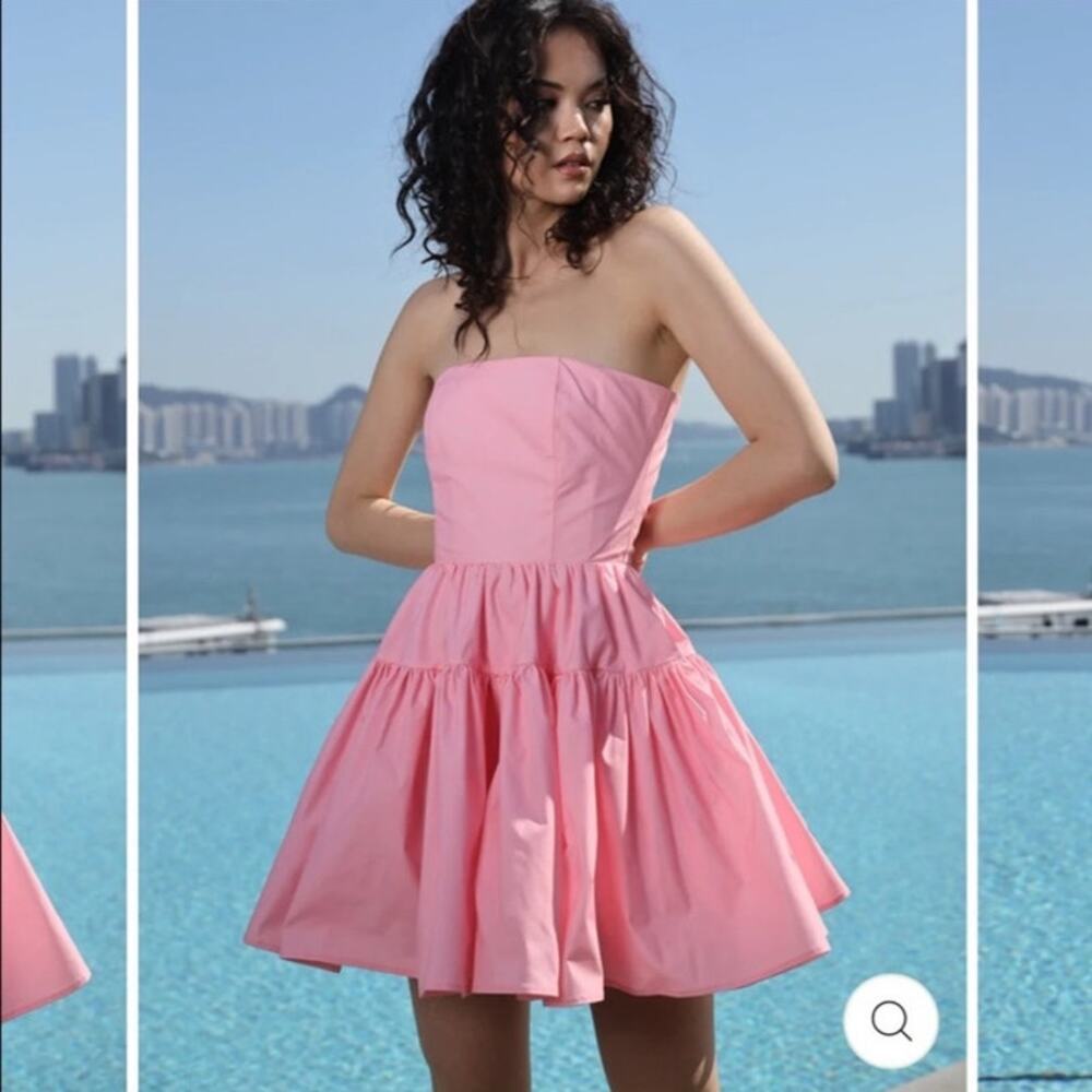 Sau Lee Reese Taffeta Mini Dress Size 6
